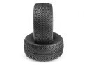 Short Course Tires "3Ds", Green On "Hazard" Rims (+3mm)
