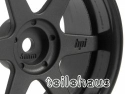 Felgen "TE37", schwarz für Tourenwagen (6mm Offset)