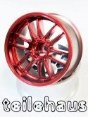Chromed Rims "Ultimate GL", Red For Touring Cars (9 mm Offset)