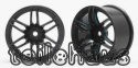 Rims "Weds Sport SA-60M", Black for Touring Cars (4 mm)