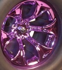 Chromed Rims "Titan", Purple For Monster Trucks