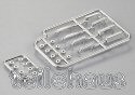Chromed Plastic Door Handle for 1/10th Touring Cars