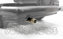 Edelstahl-Auspuffrohrattrappe