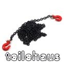 Long Black Chain and Hook Set