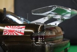 Flacher, verstellbarer Heckflügelhalter ARG, silber