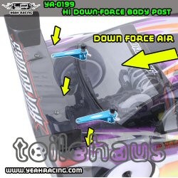 Aluminium-Karosseriehalter "Hi Down-Force" Aluminium-Karosseriehalter "Hi Down-Force"