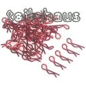 Universal Body Clips, Red