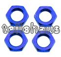 Wheel Nuts 17 mm, Blue