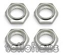 Nyloc Wheel Nuts 17 mm, Silver