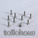 Titanium Phillips Flat Head Machine Screw 2x5mm