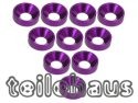 Aluminium-Rosettenscheiben M3, violett