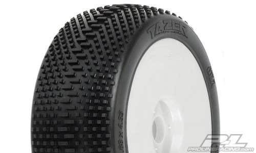 Buggy-Reifen "Tazer M3" auf weisser Dish-Felge - zum Schließen ins Bild klicken