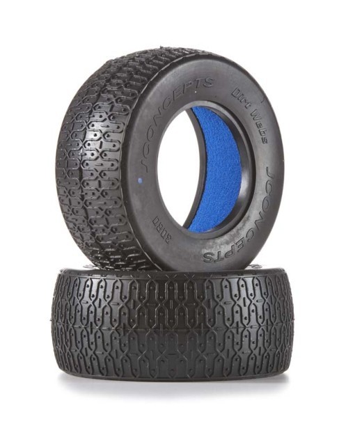 Short Course Reifen "Dirt Webs", blaue Mischung - zum Schließen ins Bild klicken