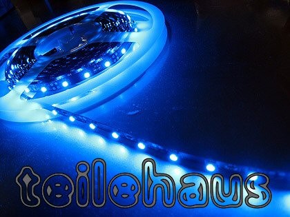 LED-Lichterband, blau - zum Schließen ins Bild klicken