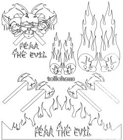 Maskierfolie "Fear The Evil" Maskierfolie
"Fear The Evil"