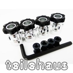 Alu-Sechskantadapter 12 mm nach 17 mm (10 mm Offset)