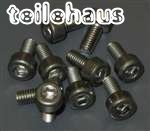 Titan-Flachkopfschraube mit Innensechskant 3x6 mm Titan-Flachkopfschraube mit Innensechskant 3x6 mm